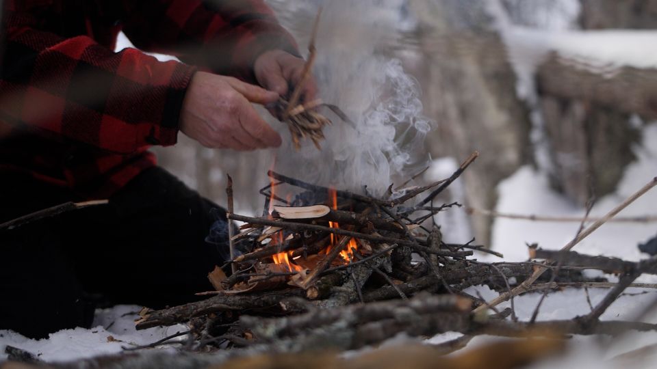 Mont-Tremblant: Fire Man Guided Snowshoe Tour - Key Points