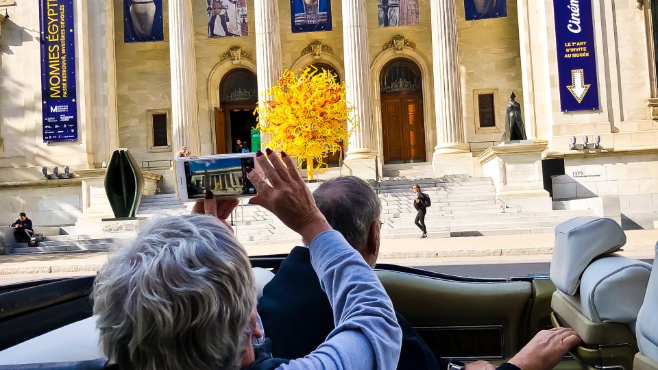 Montréal: Guided Tour in Vintage Convertible Cadillac - Key Points