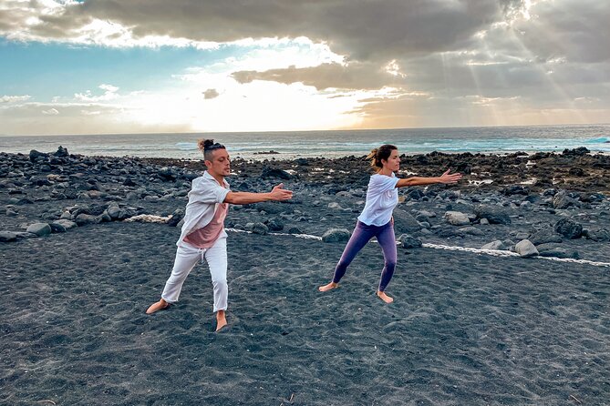 Morning Tai Chi Stretching on the Lava Beach and Organic Breakfast in Lanzarote - Key Points