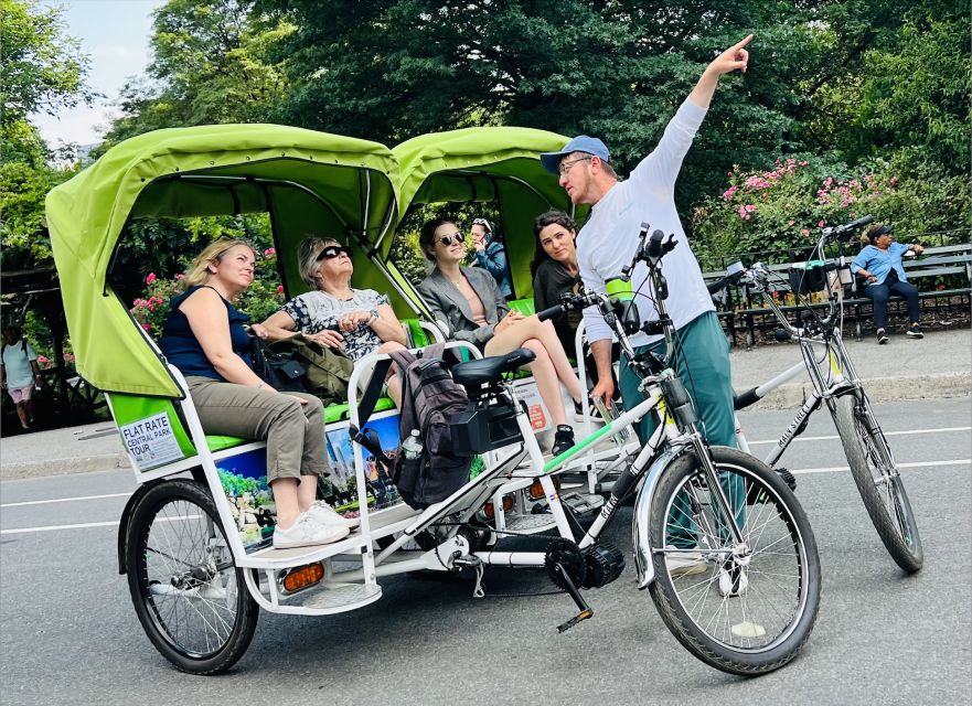 New York City: Central Park Guided Pedicab Tour - Key Points