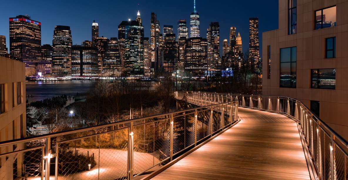 New York Panoramic Night Tour Brooklyn & Hamilton Park - Key Points
