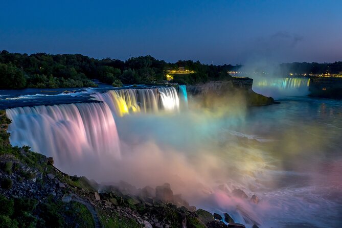 Niagara Falls Evening Tour With Boat Ride - Key Points
