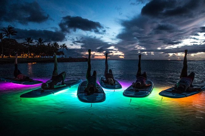 Night SUP Yoga in Honolulu, Hawaii - Key Points