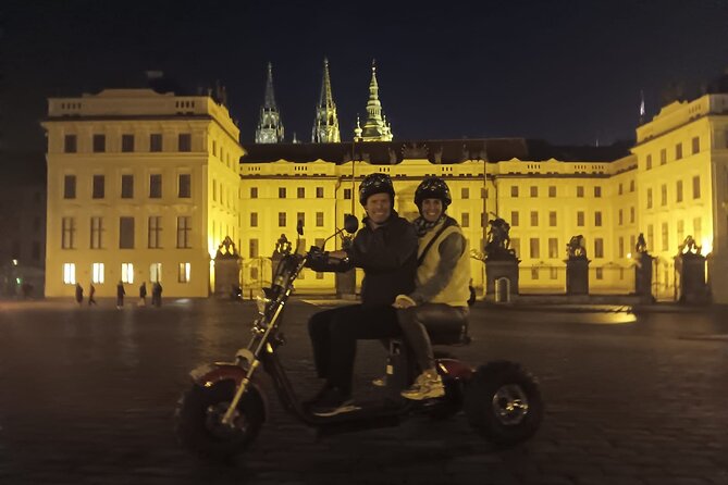 Night Tour in Prague on Electric Trike - Live Guided - Key Points