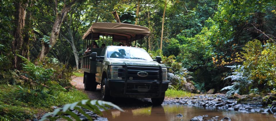 Oahu: Kualoa Open Air Jungle Expedition Tour - Key Points
