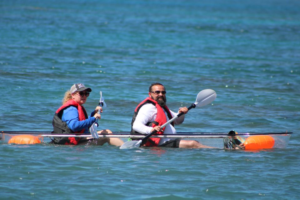 olowalu guided tour over reefs in transparent kayak Olowalu: Guided Tour Over Reefs in Transparent Kayak