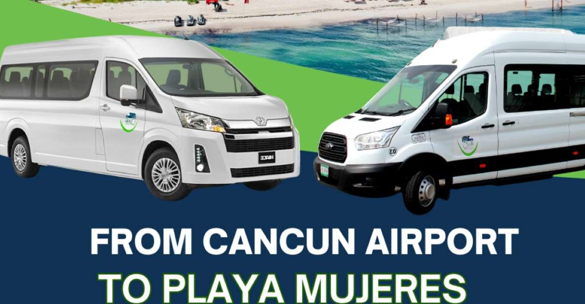 One-Way or Round Trip Airport Transfer to Playa Mujeres - Key Points