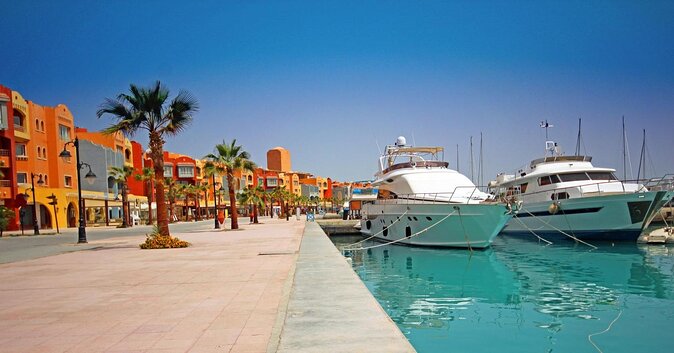 Orange Bay Island and Parasailing, Snorkeling, & Water Sports, Lunch - Hurghada - Key Points