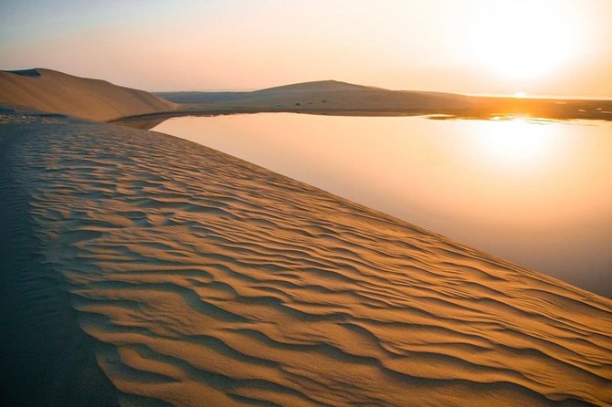 Overnight Desert Safari BBQ Dinner Sand Boarding Inland Sea Visit - Key Points