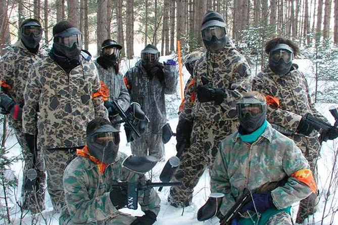 Paintball Activity in Barkmere, Quebec, Canada - Key Points