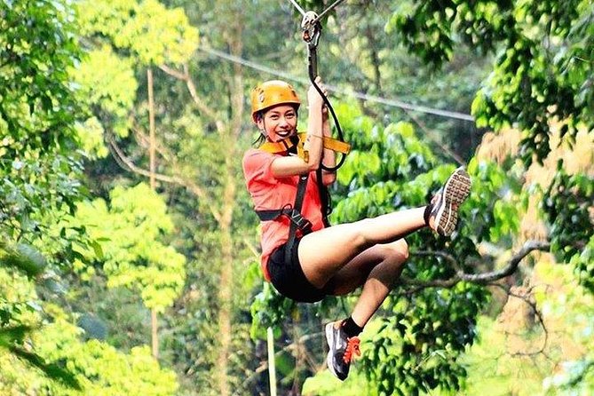 PATTAYA ZIP LINING ADVENTURE (Half Course) - Key Points