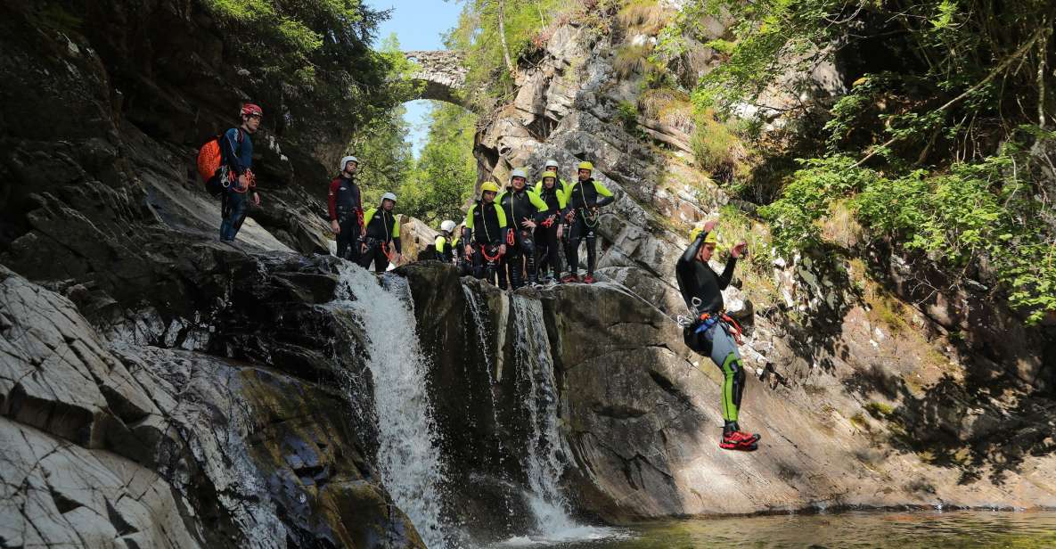 Pitlochry: Advanced Canyoning in the Upper Falls of Bruar - Key Points