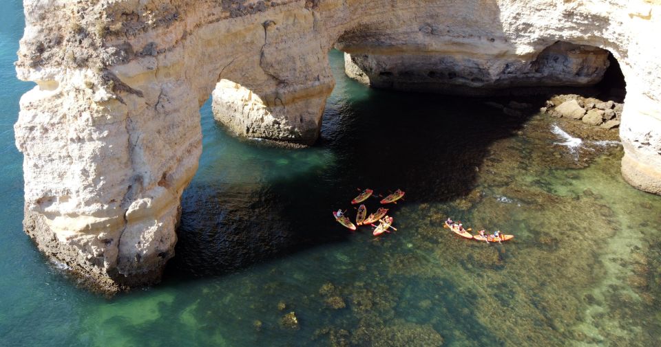 Portimão: Benagil Caves Speedboat and Kayak Guided Tour - Key Points