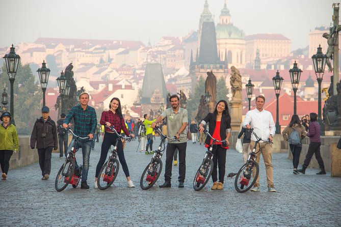 Prague E-scooter Sightseeing Small Group or Private Tour & Free Taxi Pick Up - Key Points