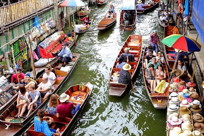 Private Amphawa Floating Market and Maeklong Railway Market Fireflies Day Tour - Tour Overview