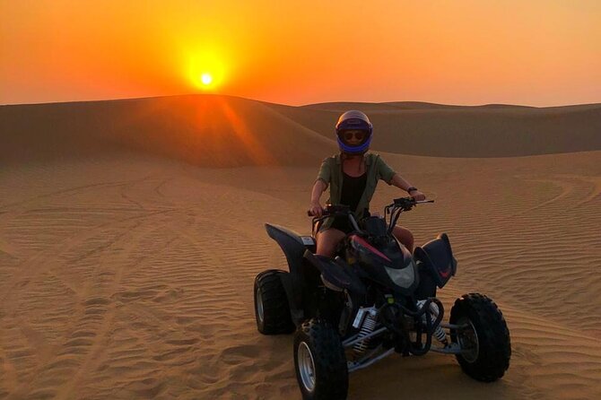 Private Dinner in Middle of Desert With Sunset Quad Bike Tour - Key Points
