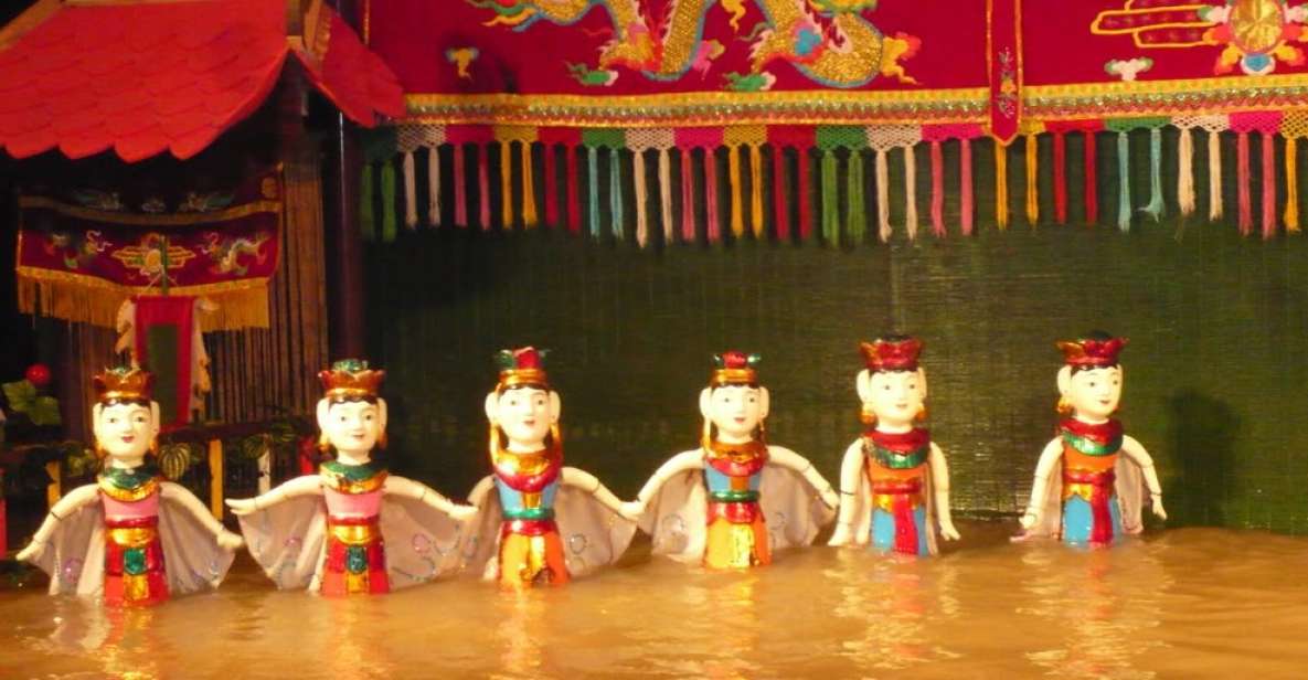 Private Evening Cyclo Tour With Water Puppet Show - Key Points