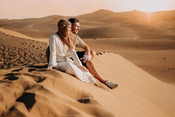 Private Evening Desert Safari With BBQ Dinner, Camel Ride and Sand Boarding - Key Points