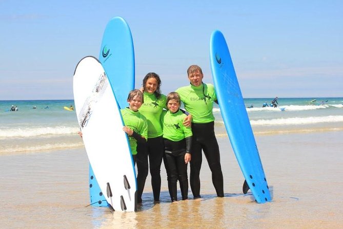 Private Family / Small-Group Surf Lesson (max. 4) in Newquay. - Key Points