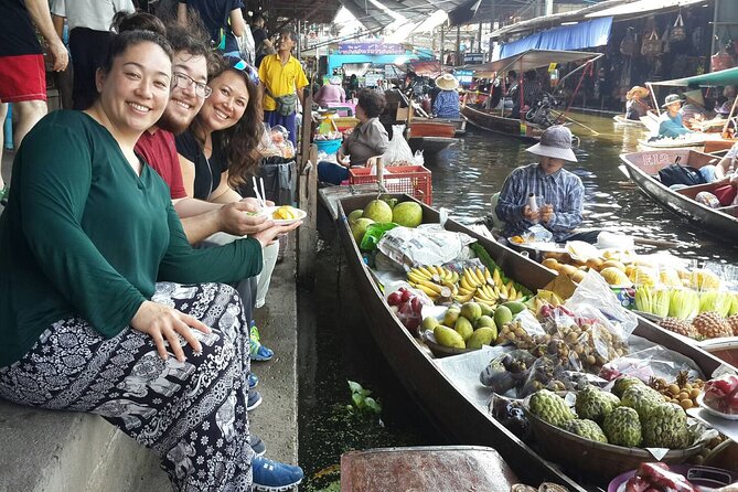 PRIVATE Floating Market Boat Ride Walking Simple Thai Lunch - Key Points
