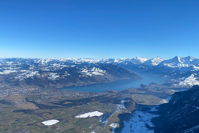 private helicopter flight to stockhorn mountain with view to the swiss alps Private Helicopter Flight to Stockhorn Mountain, With View to the Swiss Alps
