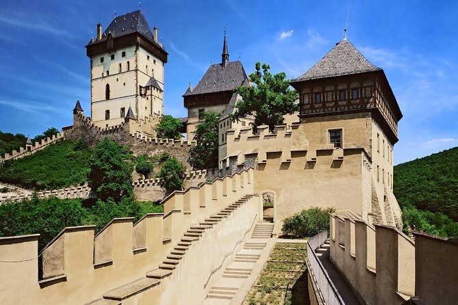 Private Karlstejn Castle Tour From Prague With Glassworks & Lunch - Key Points