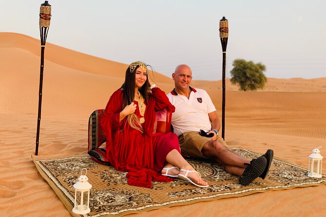Private Red Dunes Desert Safari , BBQ Dinner and Camel Ride - Key Points
