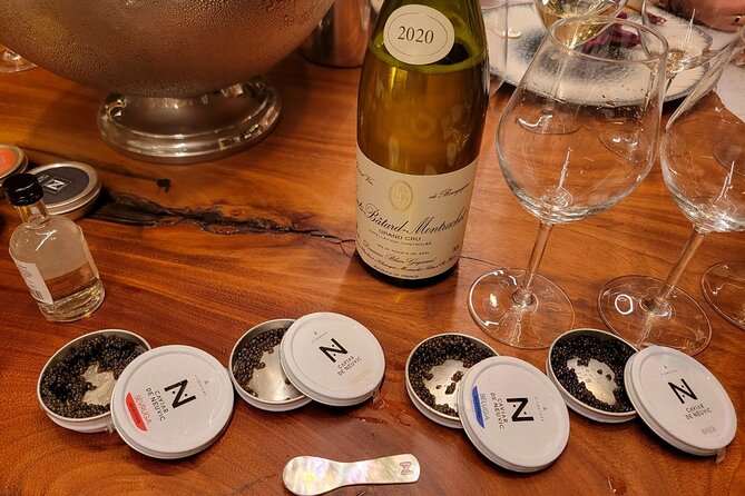 Private Tasting Caviar & Burgundy White Wine Pairing - Key Points