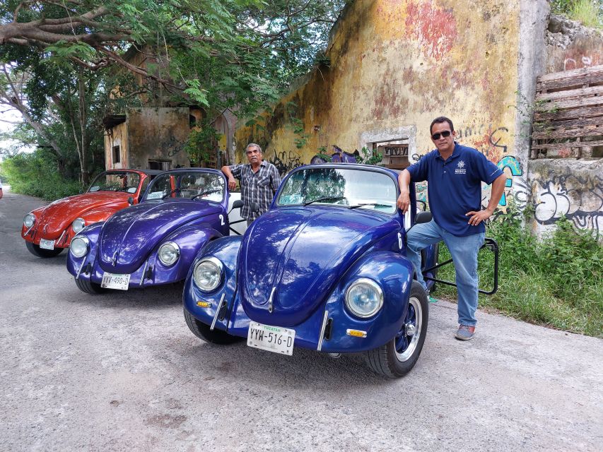 Progreso: Ghost Town Tour Beach Club in a Classic Beetle - Key Points