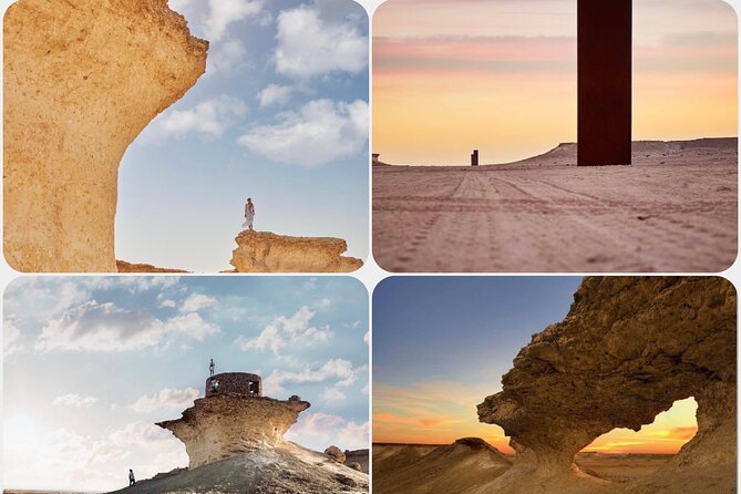 Qatar West Coast Tour to Richard Serra Sculpture and Mushroom Rock Formation - Key Points