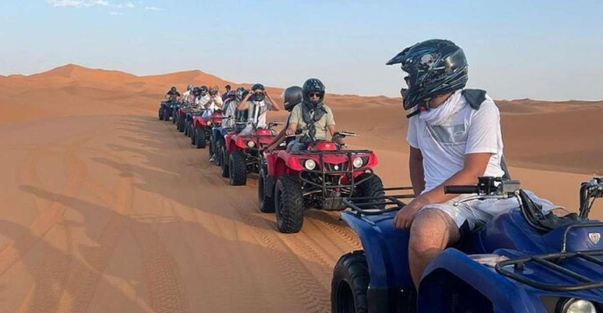 Quad Riding in Sand Dunes Merzouga Erg Chebbi Desert - Key Points