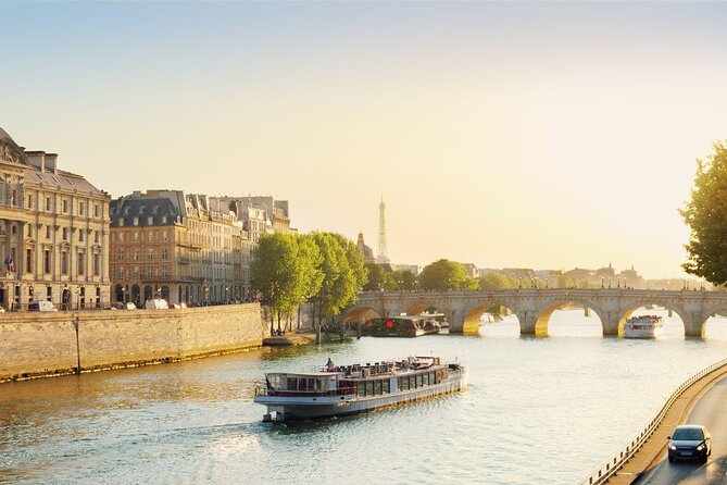 River Seine Sightseeing Boat Tour With Audio Guide - Key Points