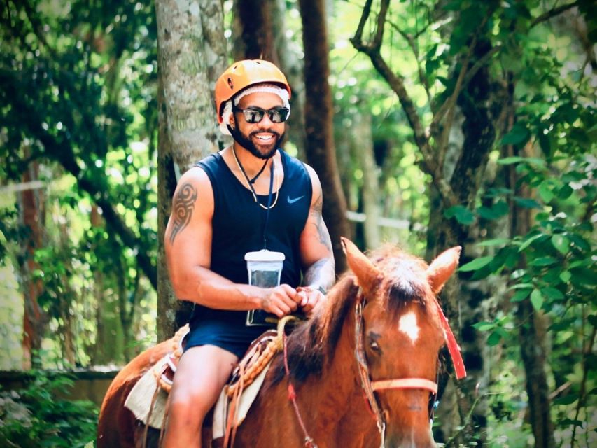 Riviera Maya Horseback Riding Adventure Zip Lines and Cenote - Key Points