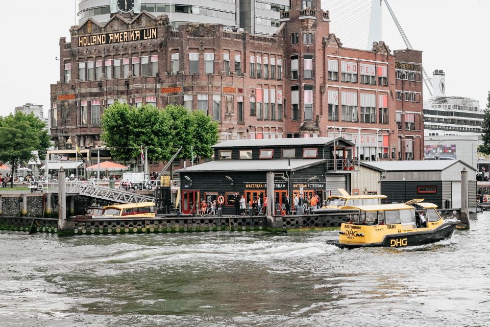 Rotterdam Architecture: Centre and South Bank With Watertaxi - Key Points