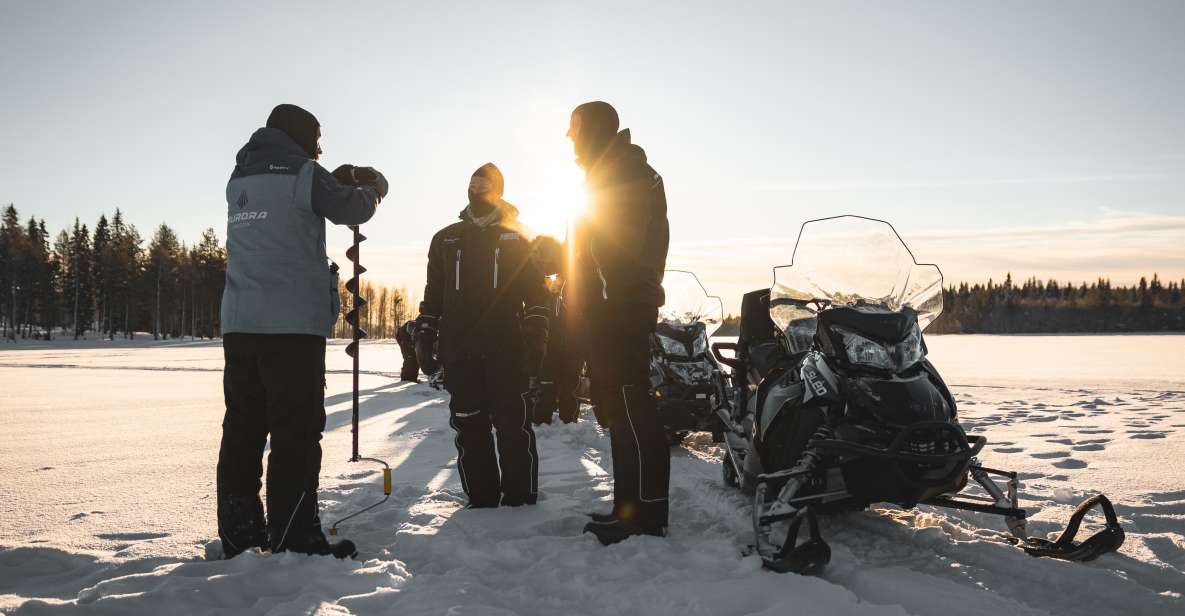 Rovaniemi: Electric Snowmobile Safari Tour With Ice Fishing - Key Points