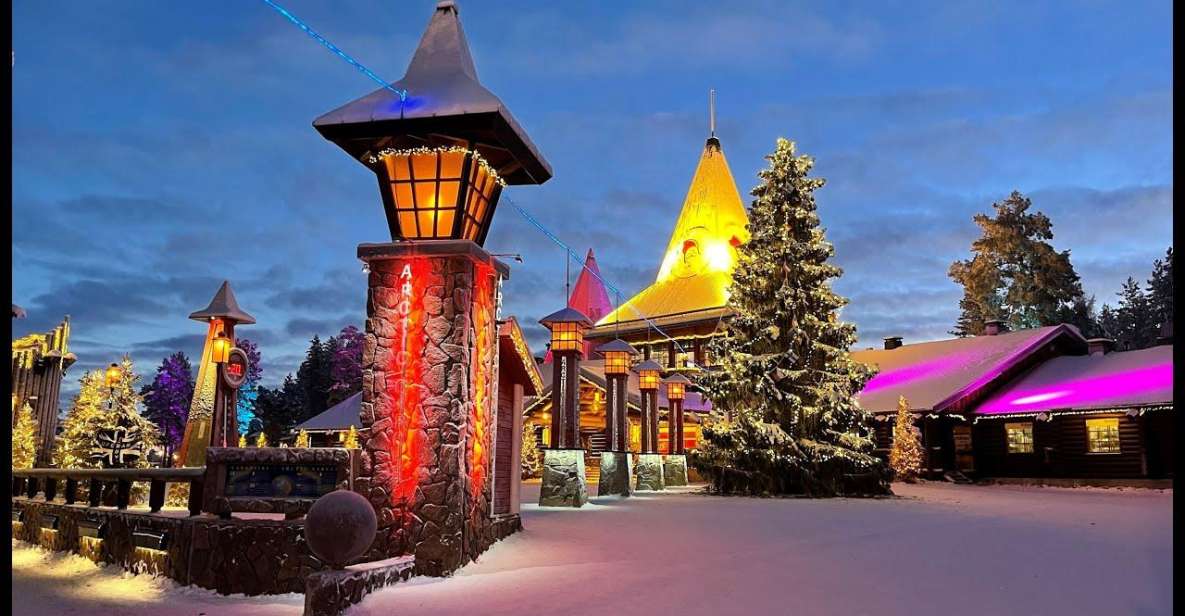 Rovaniemi: Santa Claus Village, Husky & Reindeer Sled Ride - Key Points