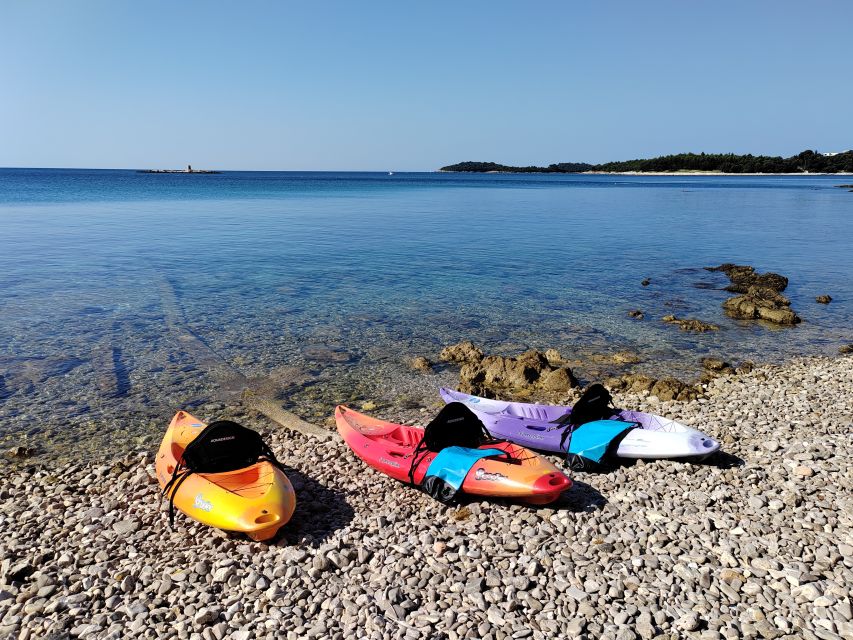 Rovinj Golden Cape Desert Islands Kayak&Snorkeling Tour - Key Points