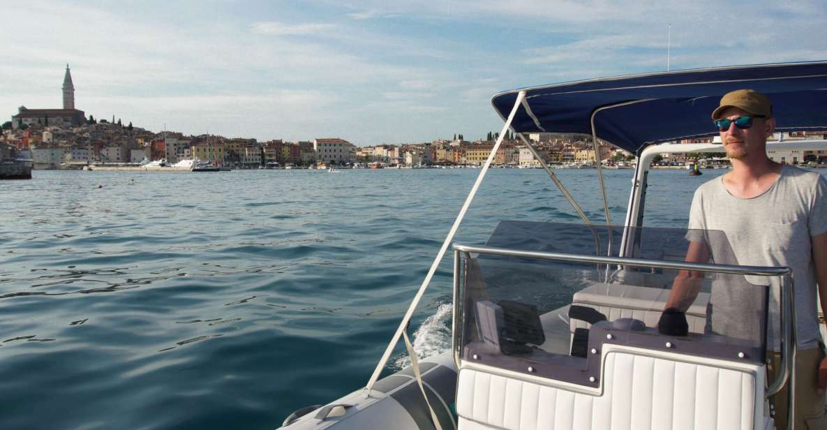 Rovinj: Red Island and Pirate Cave Speedboat Tour - Key Points