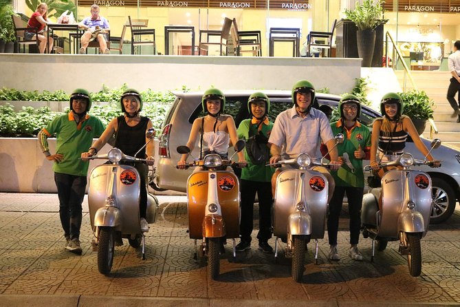 Saigon After Dark Vespa Street Food Tour Live Music 4 Hours - Key Points