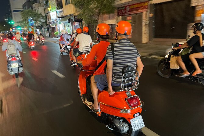 Saigon Vespa By Night Street Food With Female Riders Ao Dai - Female Riders in Ao Dai