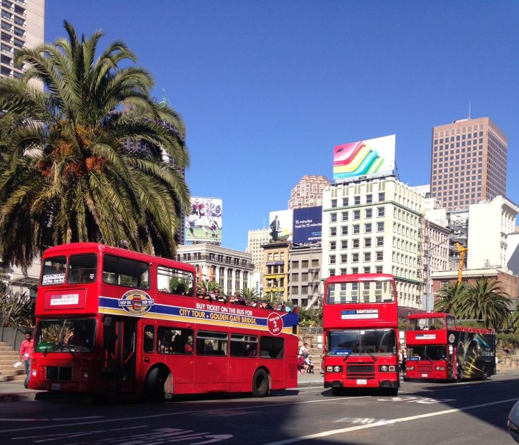 San Francisco DELUXE Evening Bus Tour All 15 Stops 4:00 Pm - Key Points