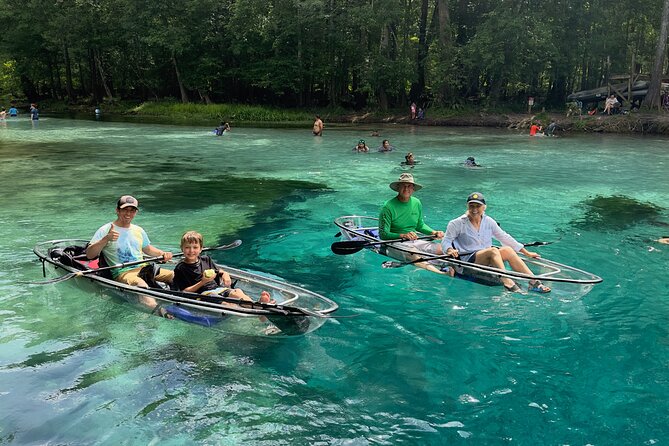 Santa Fe River Small-Group Glass-Bottom Kayaking Tour  - Florida - Key Points