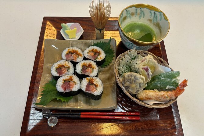 Seafood Rolls and Tempura Cooking Class With Matcha in Hokkaido - Key Points