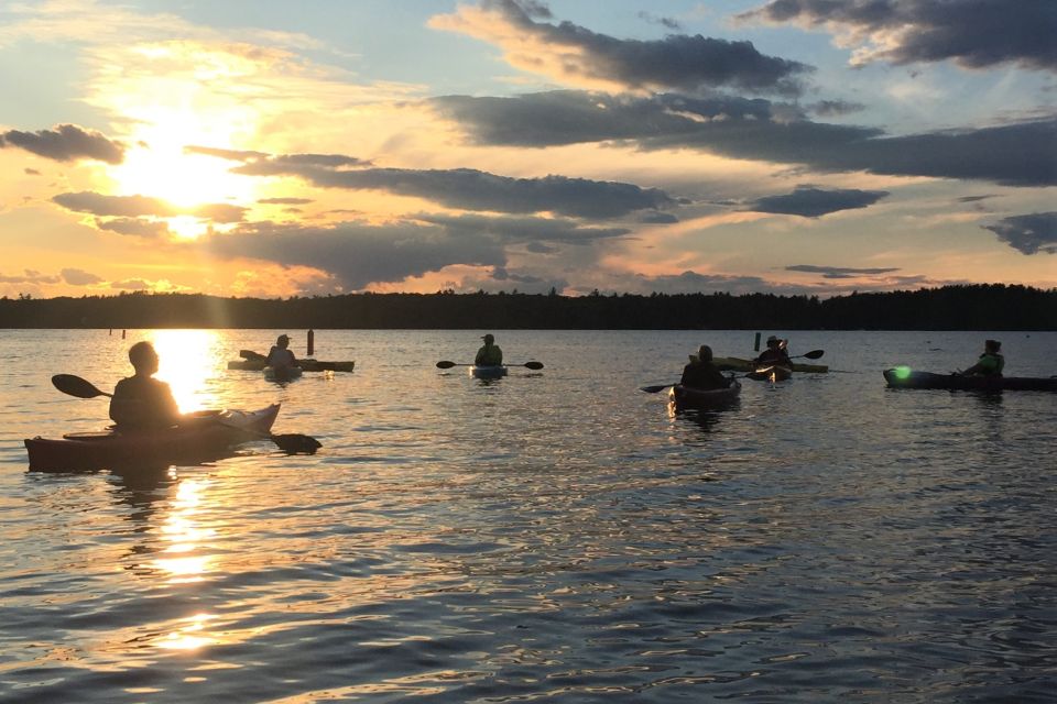 Sebago Lake Guided Sunset Tour by Kayak - Key Points