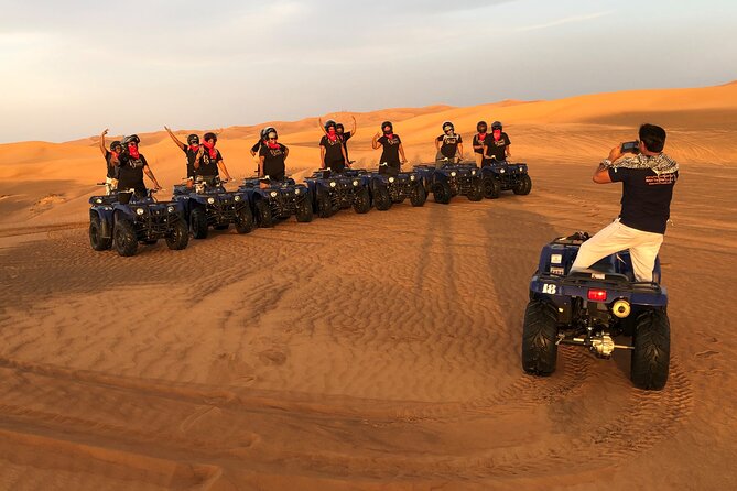 Self-Drive Quad Bike With Sand Boarding and Camel Ride in Dubai - Key Points