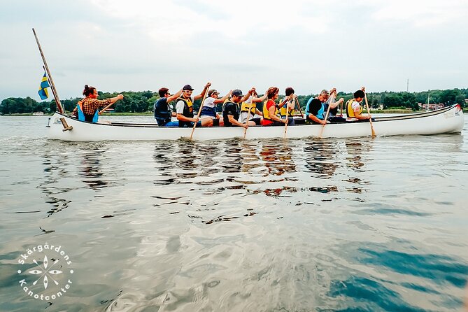 Short Stockholm Private Large Canoe Trip - Key Points