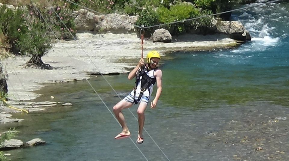 Side: Rafting and Zipline Canyon Tour With Lunch & Transfers - Key Points