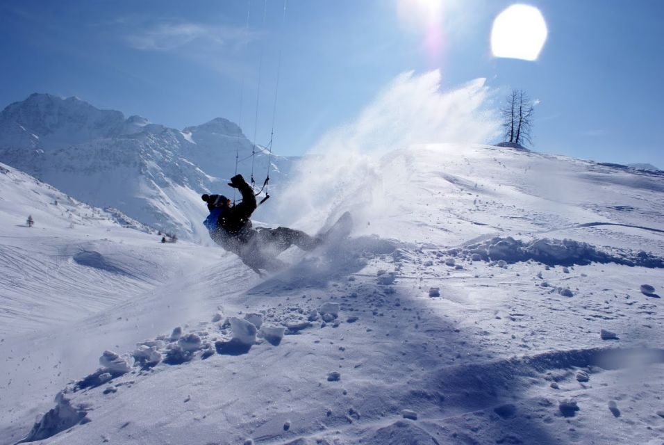 Snowkiting School on the Simplon Pass - Key Points
