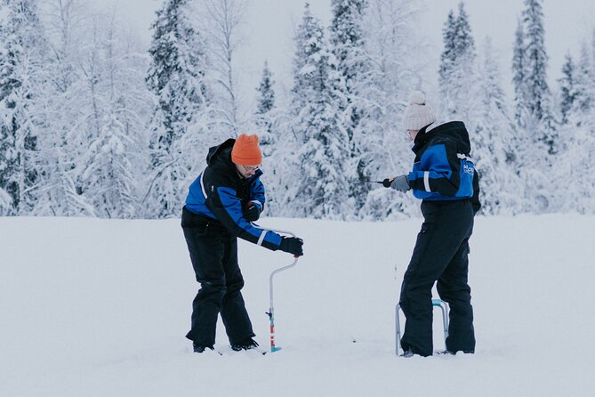 Snowmobile Ice Fishing in Levi - Activity Overview