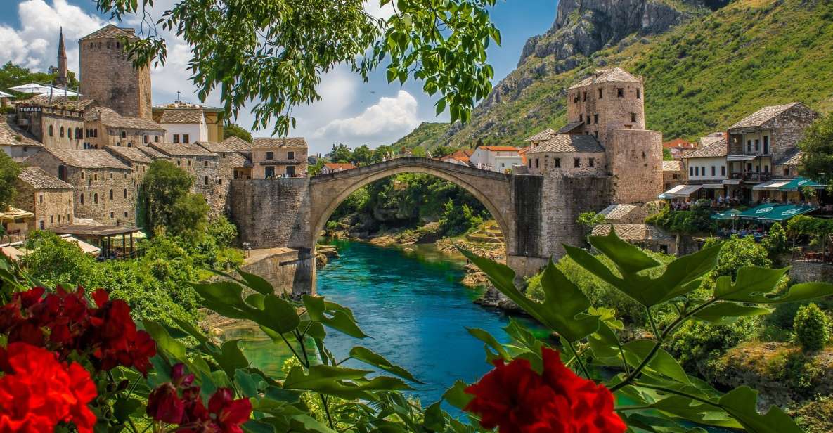 Split: 1-Way to Sarajevo With Mostar, Blagaj, Kravica Falls - Key Points